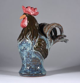 North Carolina Folk Pottery Rooster