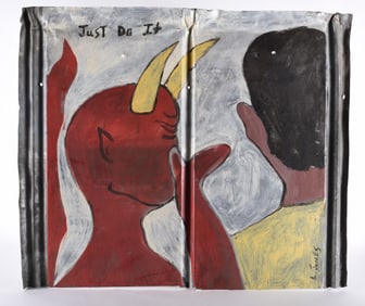 Leonard Jones Folk Art Painting