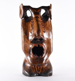 Tom Fiddler Folk Art Carving