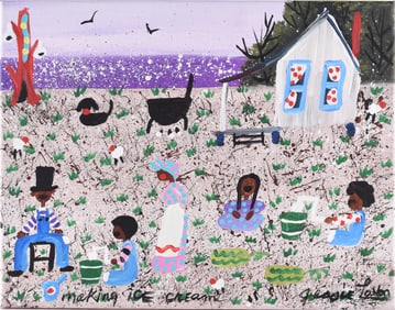 Jessie Lavon Folk Art Painting