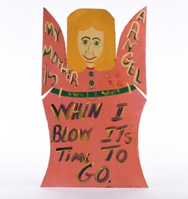 Benny Carter Painted Environmental Tin Cutout