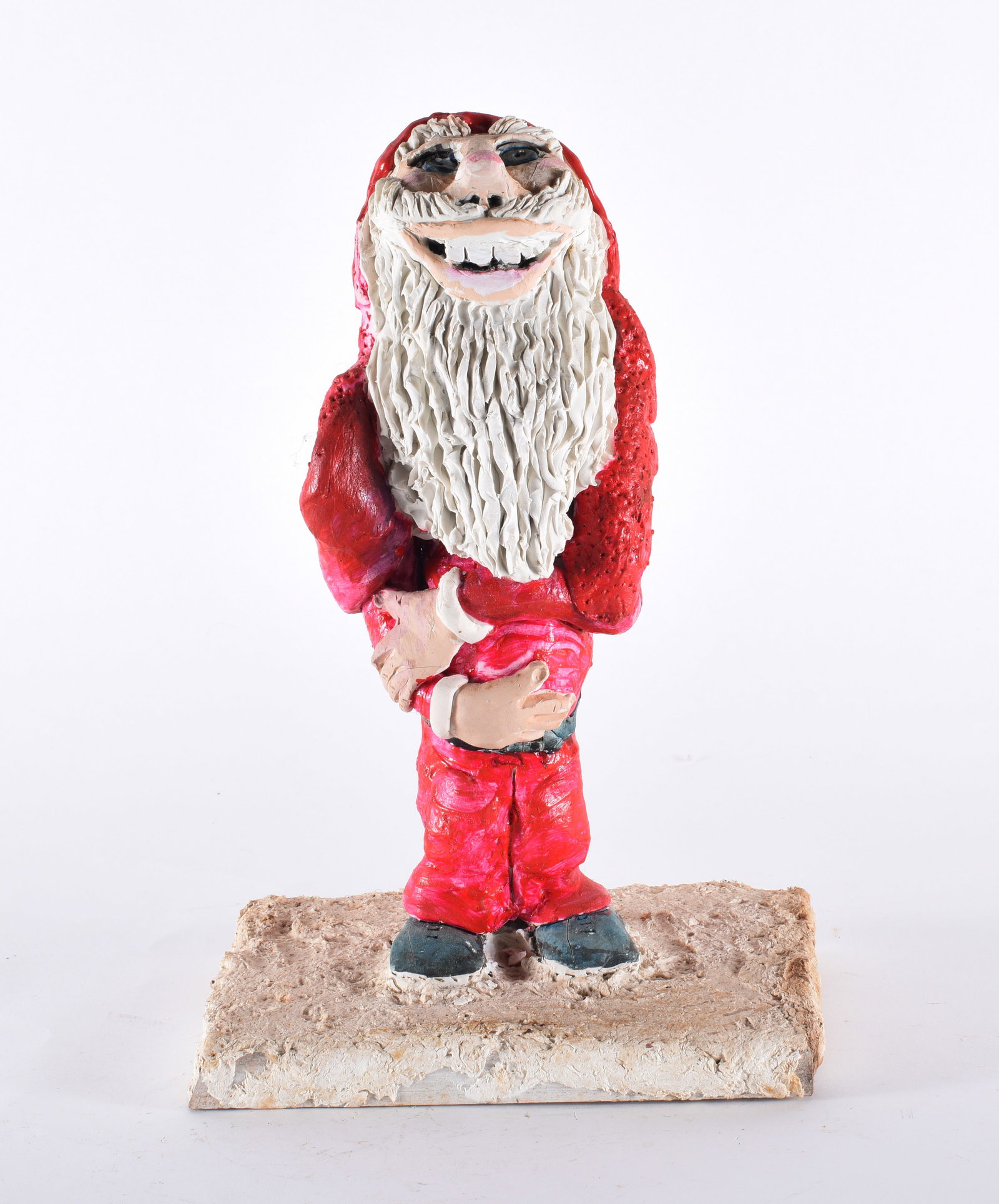 Po Phill Folk Art Sculpture: paper mache' sculpture by Phillys Long.