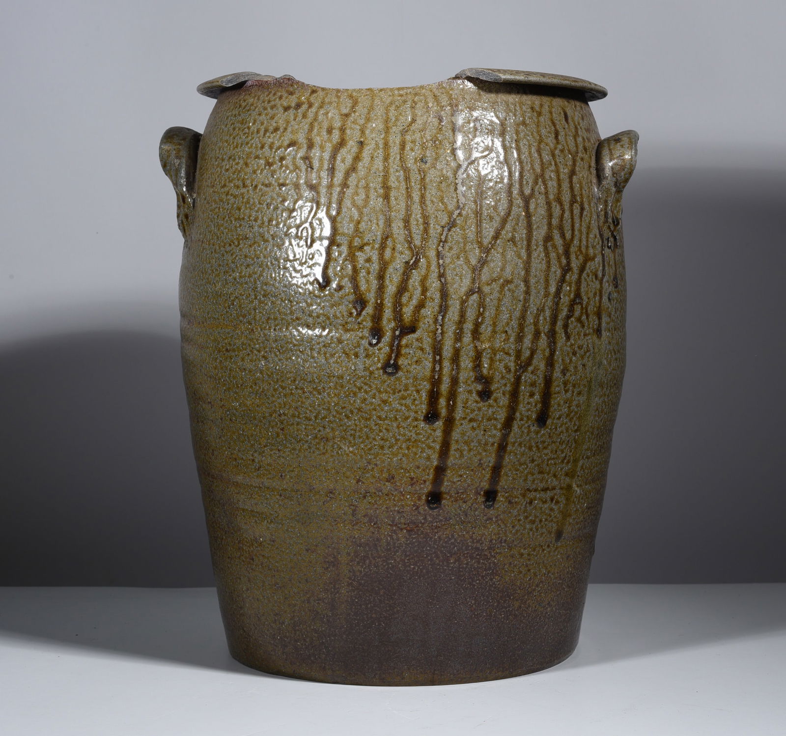 Alamance County Large Storage Jar with Drips (1 of 4)