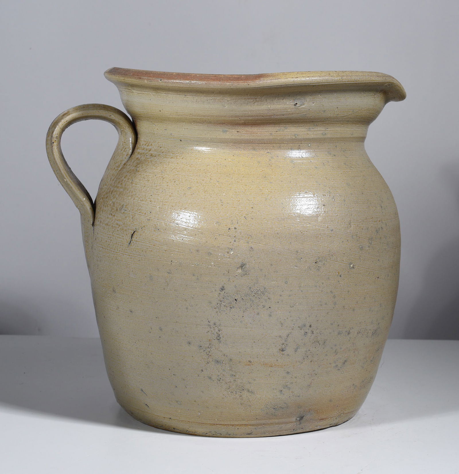 Piedmont NC Pottery Pitcher ca. 1860 (1 of 4)