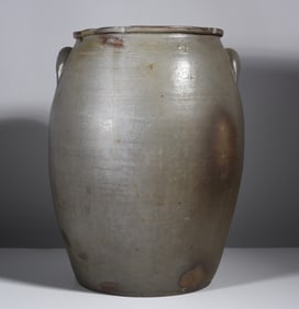 H Melcher Lousville KY Stoneware Jar