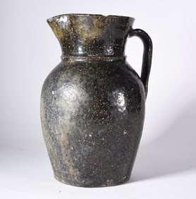 Georgia Alkaline Glaze Pitcher possibly signed
