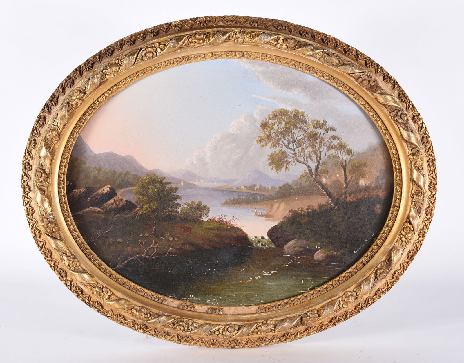 Debbie Keeney Oil on Canvas ca. 1860 (1 of 3)