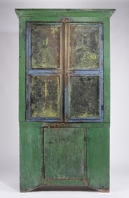 Painted Piesafe Cupboard ca. 1890