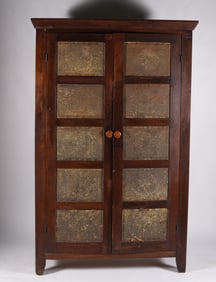 Twenty Tin Pie Safe Cupboard