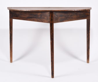 Demilune Table ca. 1850