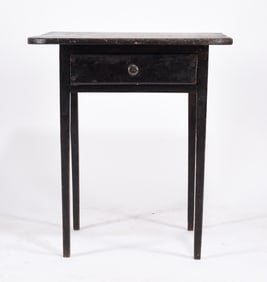 Painted North Carolina One Drawer Stand