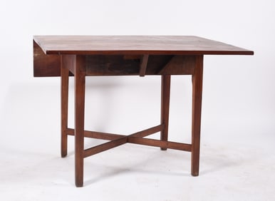 Virginia Walnut Stretcher Base Table
