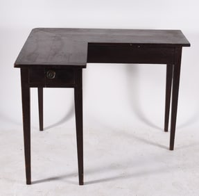 Tennessee Corner Tapered Leg One Drawer Stand