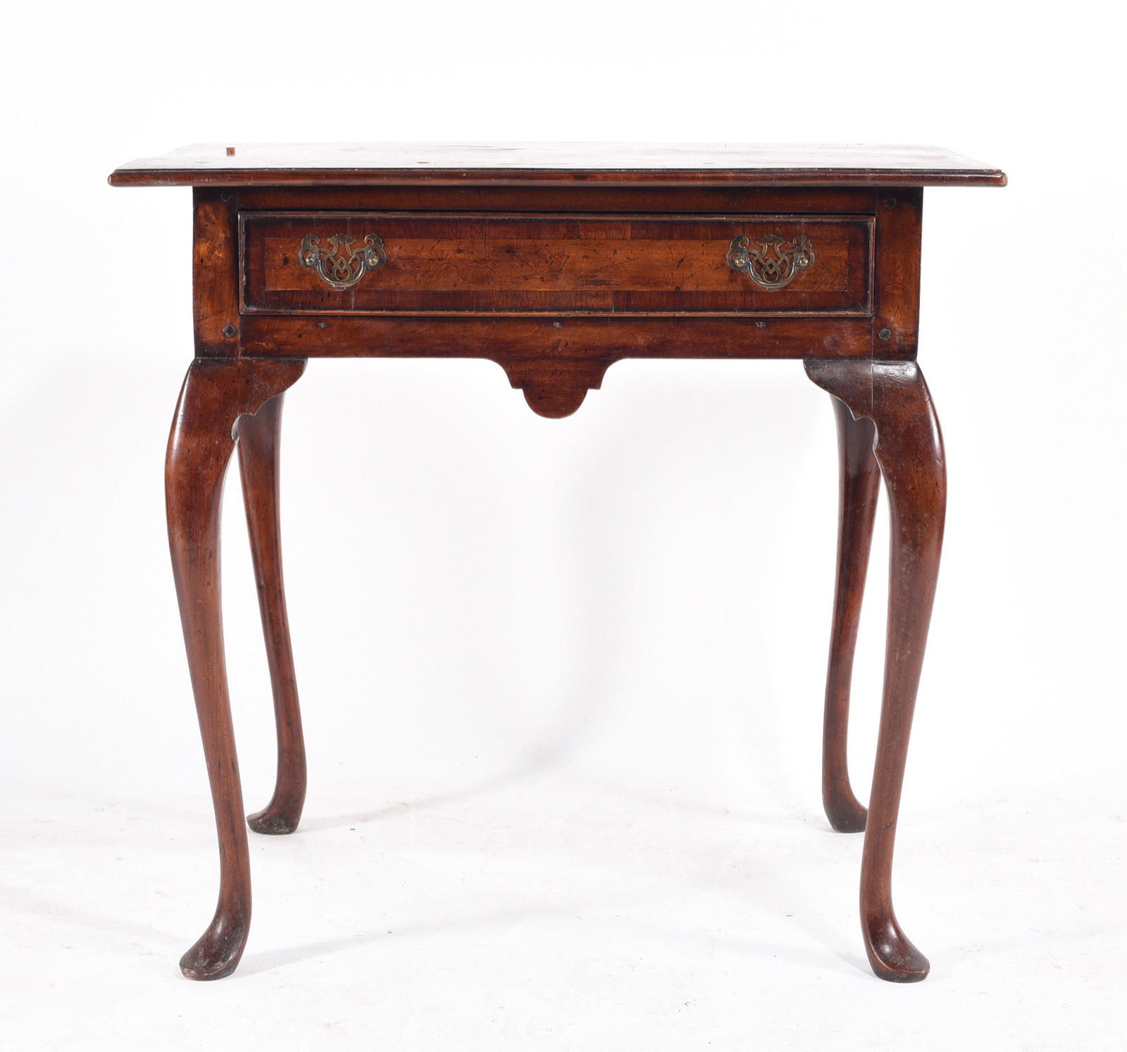 Queen Anne One Drawer Table: one drawer table period queen anne.