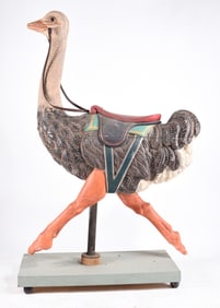 Ostrich Antique Carousel Figure