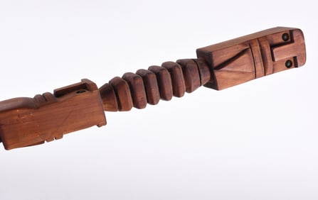 Alvin Jarrett Folk Art Carved Cane
