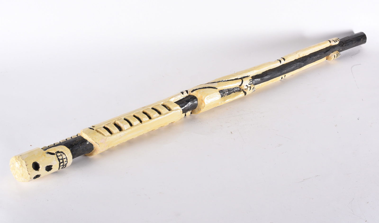 Larry McKee Folk Art Skeleton Cane (1 of 4)