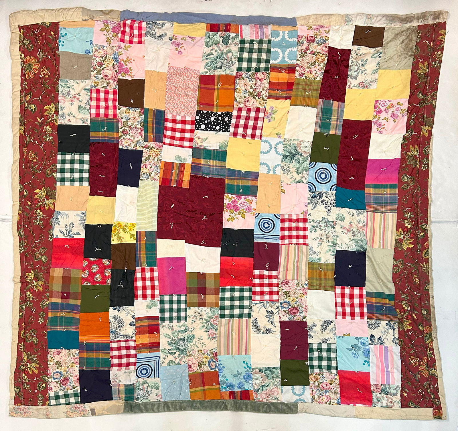 African American Textile Quile ca. 1960 (1 of 3)