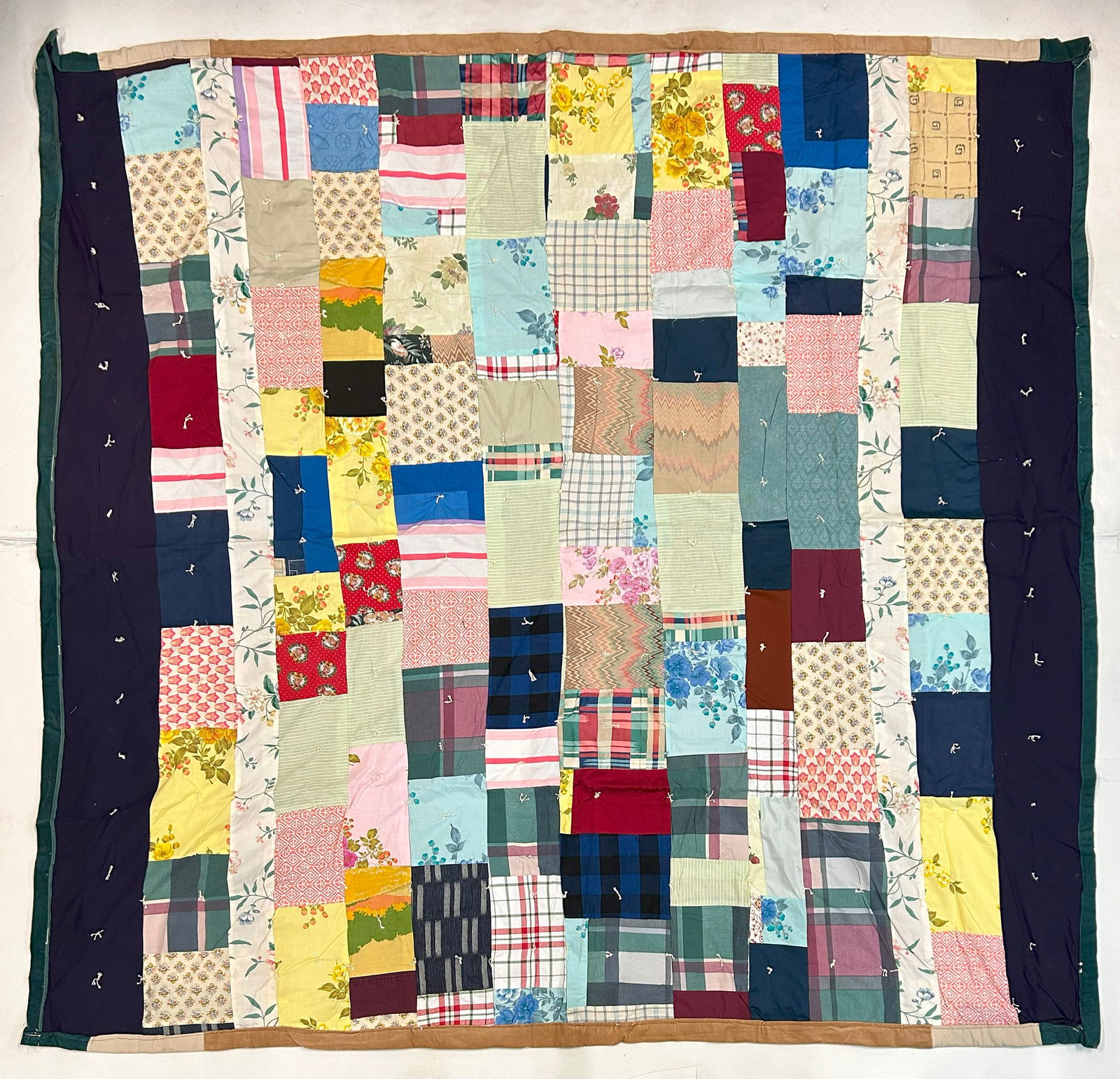 African American Textile Quile ca. 1960 (1 of 3)