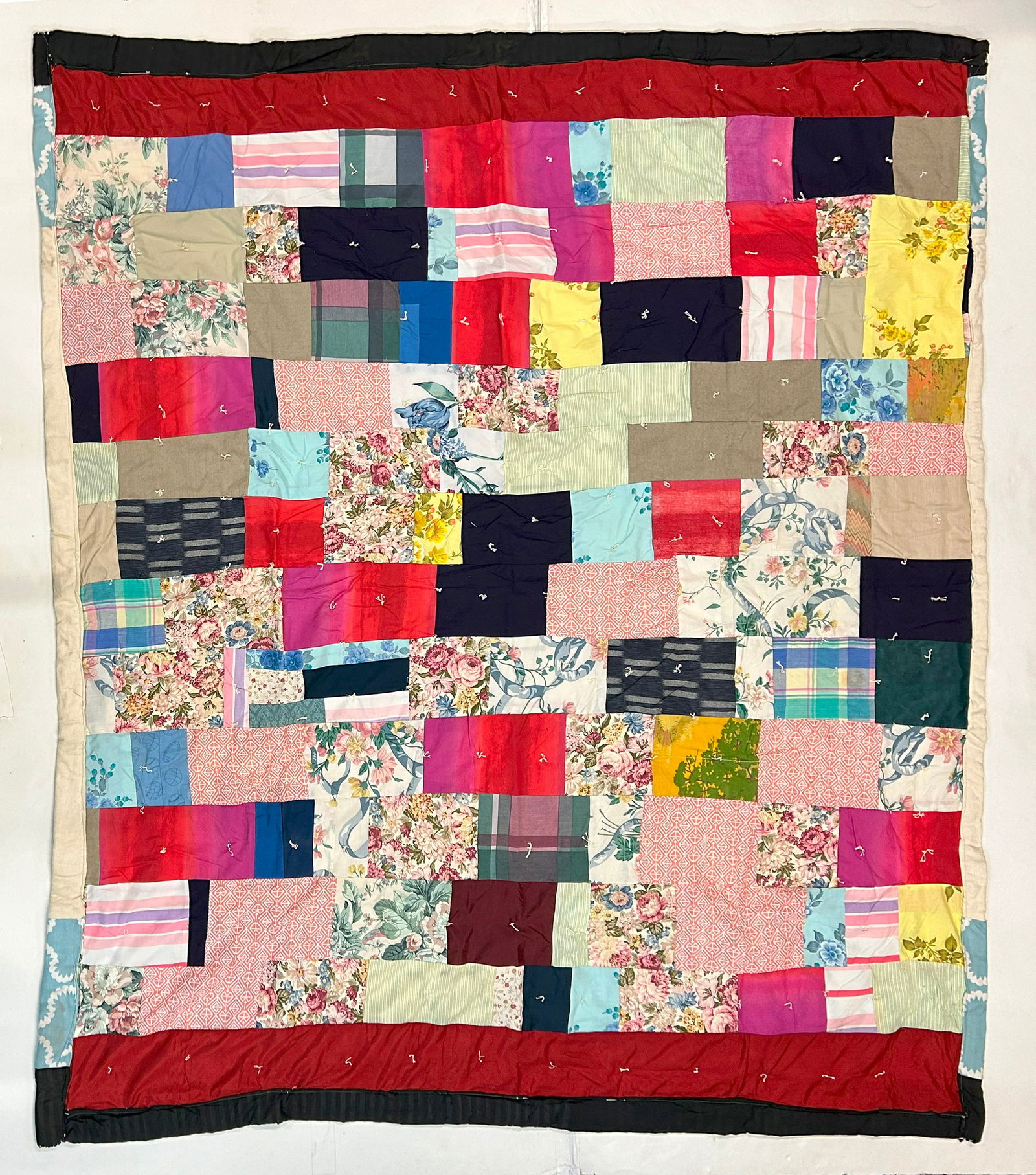 African American Textile Quile ca. 1960 (1 of 3)