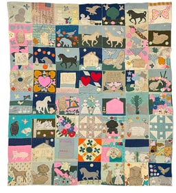 Helen Fleenor Folk Art Quilt