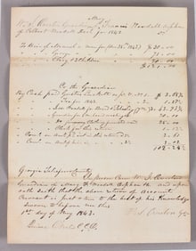 Slave Document dated 1842