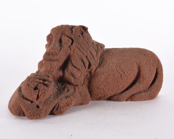 Lonnie Holley Carved Sand Stone Sculpture