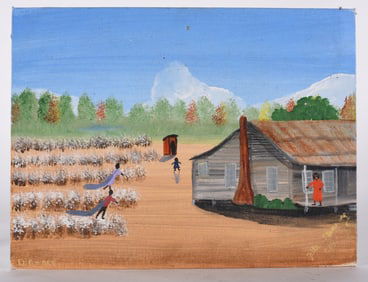 Zelle Manning Folk Painting