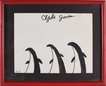 Clyde Jones Folk Art Painting