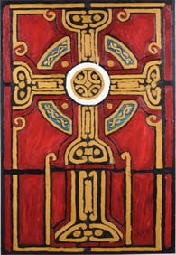 Dr. Bob Folk Art Painting in house shipping est. $92