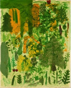 Dr. Bob Folk Art Painting in house shipping est. $95