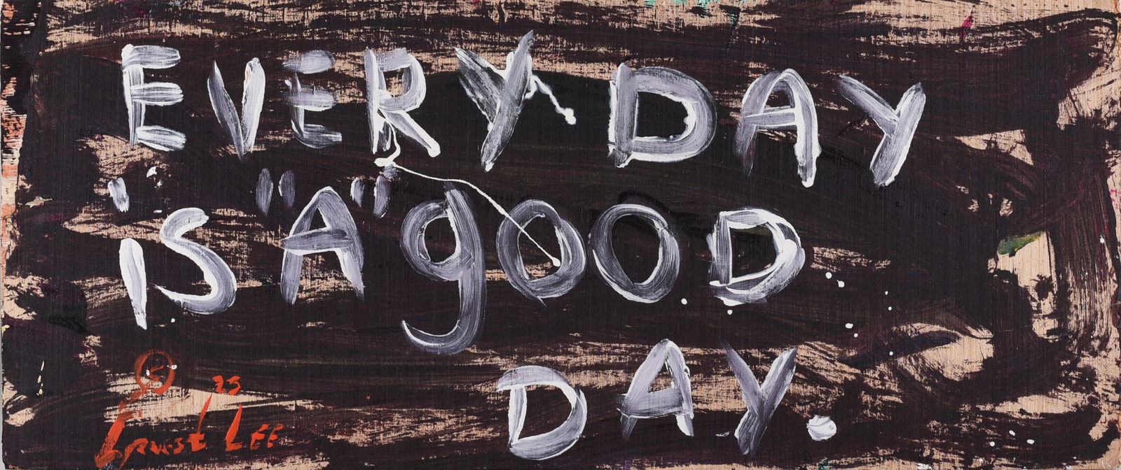 Ernest Lee Folk Art Painting in house shipping est $60 (1 of 2)