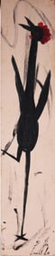 Ernest Lee Folk Art Painting in house shipping est $60