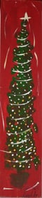 Ernest Lee Folk Art Painting in house shipping est $60