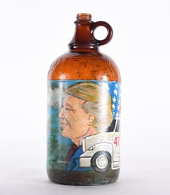 Richard Roebuck Painted Bottle