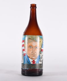 Richard Roebuck Painted Bottle