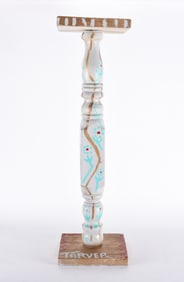 Willie Tarver Folk Art Pedestal