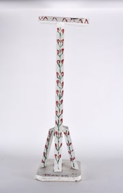 Willie Tarver Folk Art Pedestal