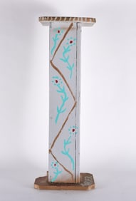 Willie Tarver Folk Art Pedestal