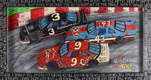 Eric Cunningham Folk painting