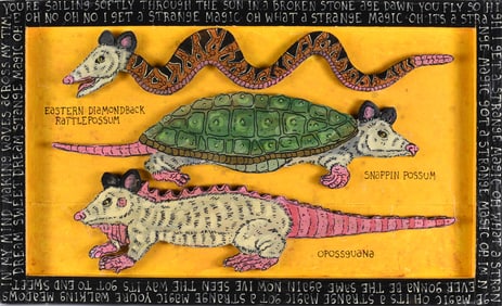 Eric Cunningham Folk painting