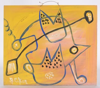 Jerry Coker Folk Painting