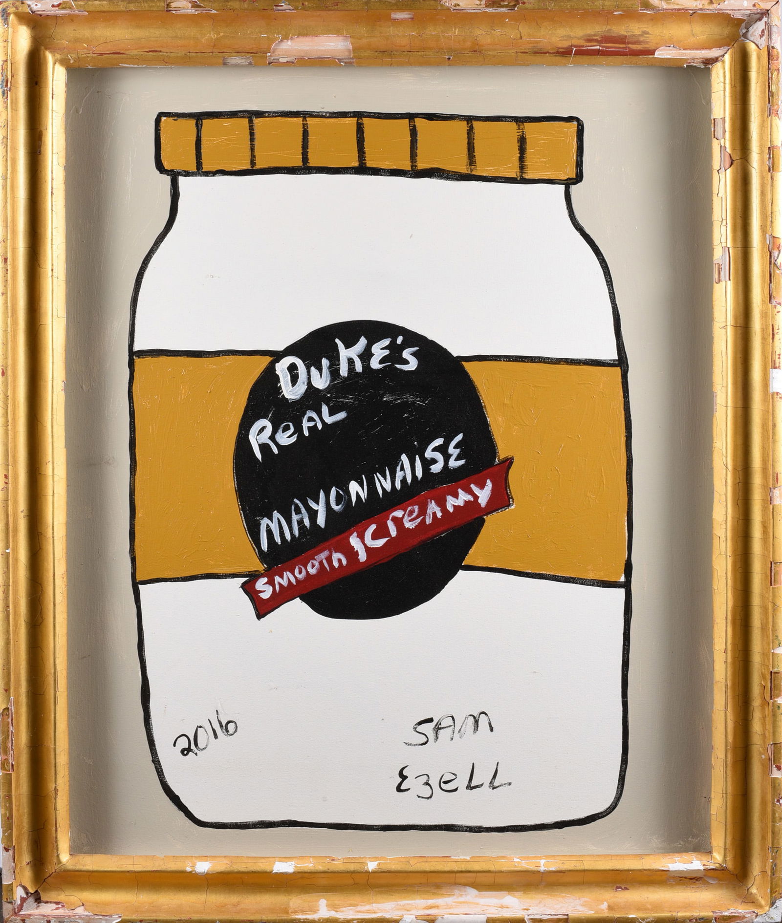 Sam Ezell Folk Art Painting (1 of 2)