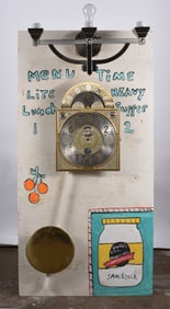Sam Ezell Folk Art Painting Collage