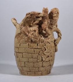 Stacy Lambert Rare Pottery Face Jug