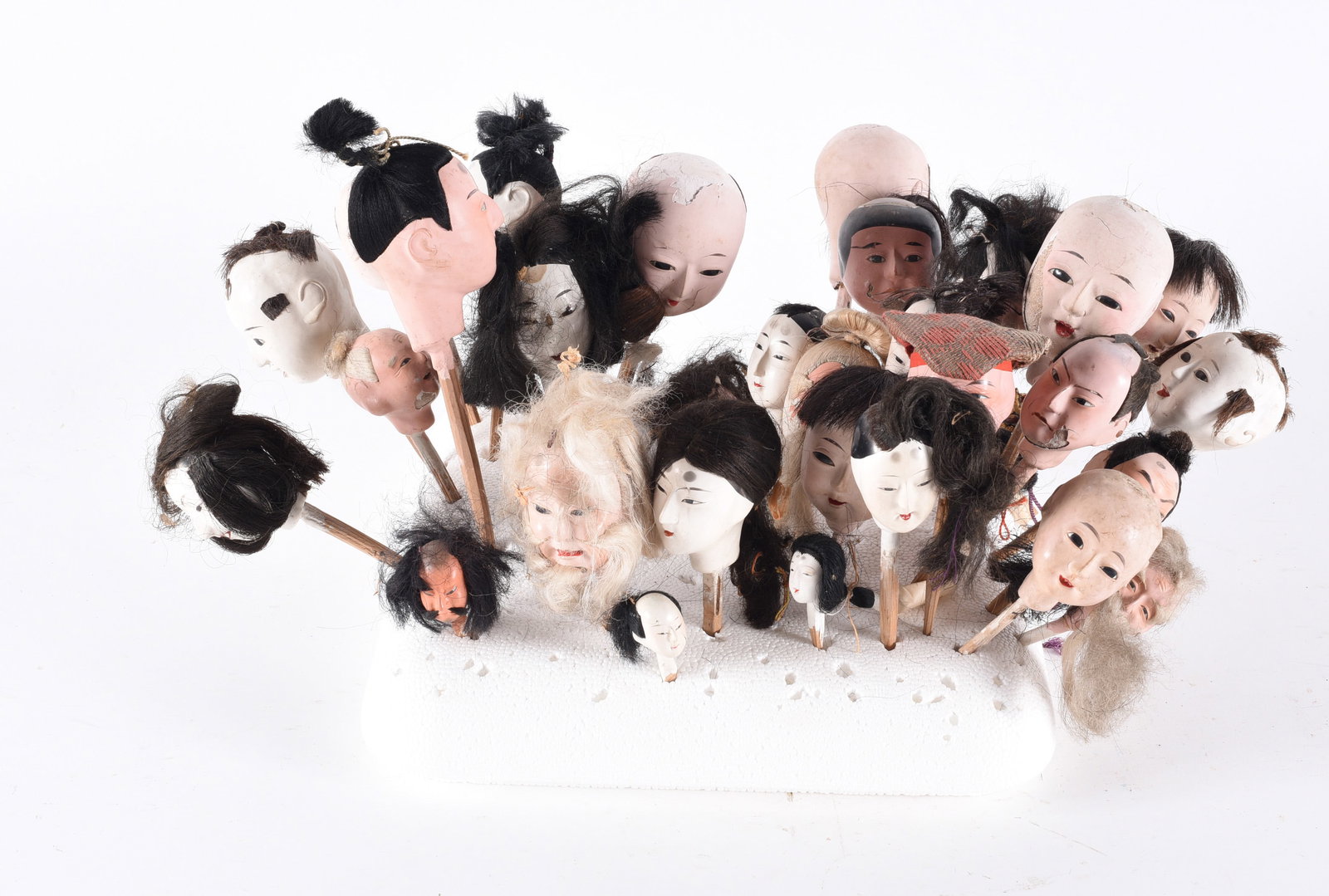 Eskimo Effigy Doll Head Artifact: these items are from the estate collection of Mary Wells. All items are sold as is where is see photos.