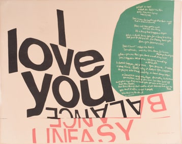 Sister Mary Corita Signed Artwork
