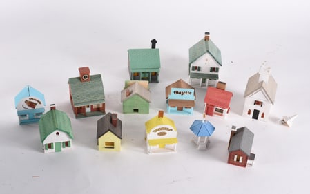 Miniature Basel Wood Houses