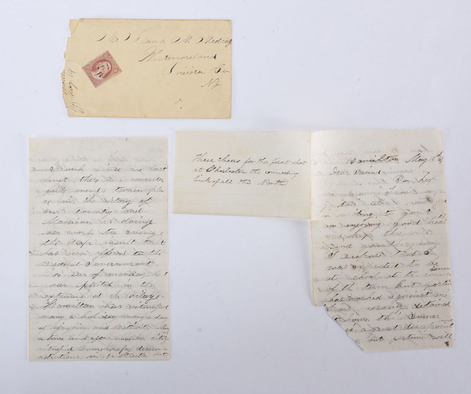 Shelling Fort Sumter and Down with Slavery Says this New Yorker (1 of 2)