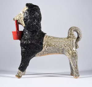 Marvin Bailey Pottery Dog